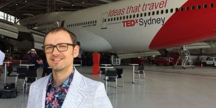 Chris with Qantas and TedX