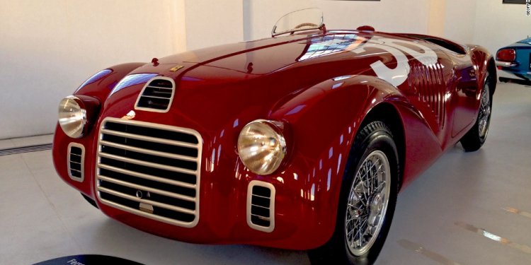 A 1947 Ferrari 125 S at the