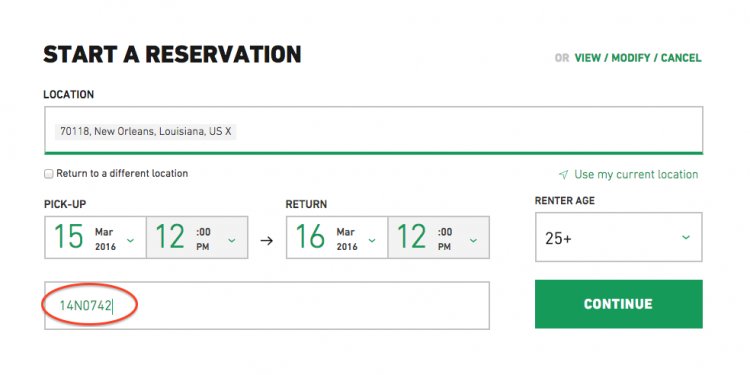 Daily and Weekly rentals are
