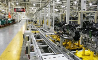 an over-all Motors factory in Flint, Michigan.