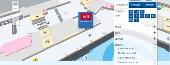 al matkoum airport chart rental cars