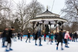 Ice skating at Hyde Park’s Winter Wonderland
