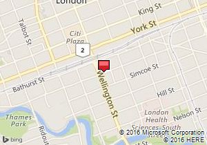 Map of Avis venue:London Downtown