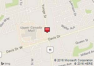 Map of Avis Location:Newmarket