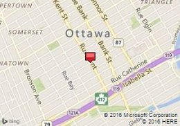 Map of Avis venue:Ottawa ON