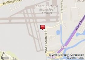 Map of Avis venue:Santa Barbara Municipal Airport