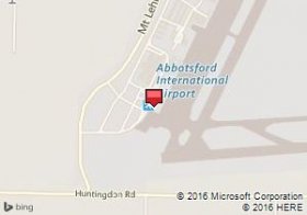Map of Budget Location:Abbotsford Airport