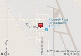 Map of Budget Location:Klamath Falls Intl Airport