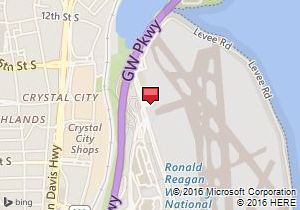Map of Budget venue:Ronald Reagan National Airport