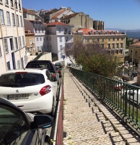 The Lisbon neighborhood of Mouraria has become favored by visitors. But do you want to drive in this?